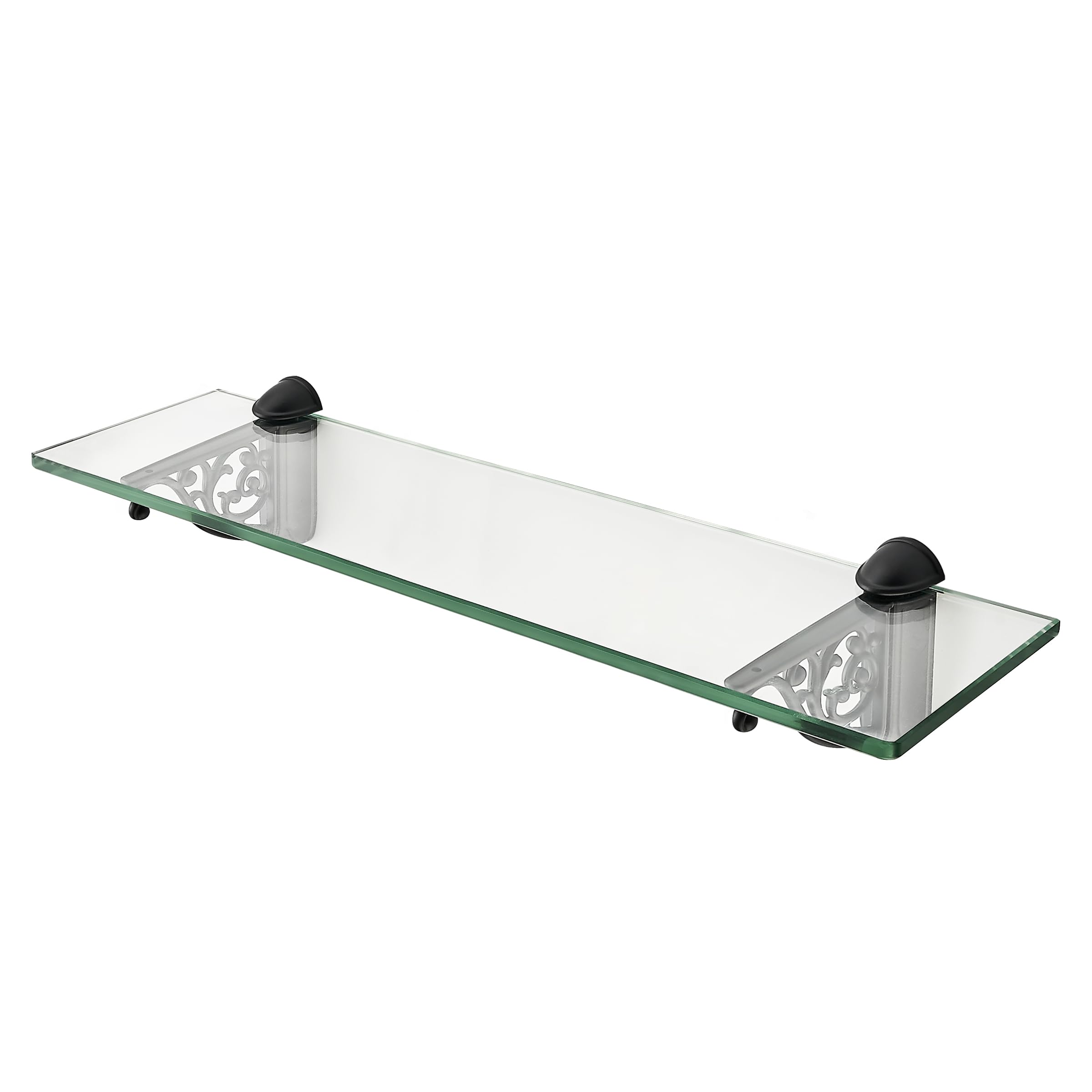 matte black shelf brackets product photo