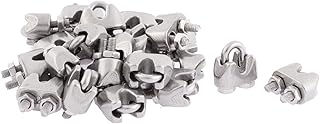 Aexit M2 Stainless Steel Wire Rope Clips Silver Tone 30pcs (5fd41d6b1818a86670bfd072bb58c4cf)
