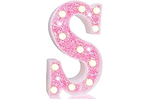 Pooqla LED Marquee Letter Lights for Bedroom Decor