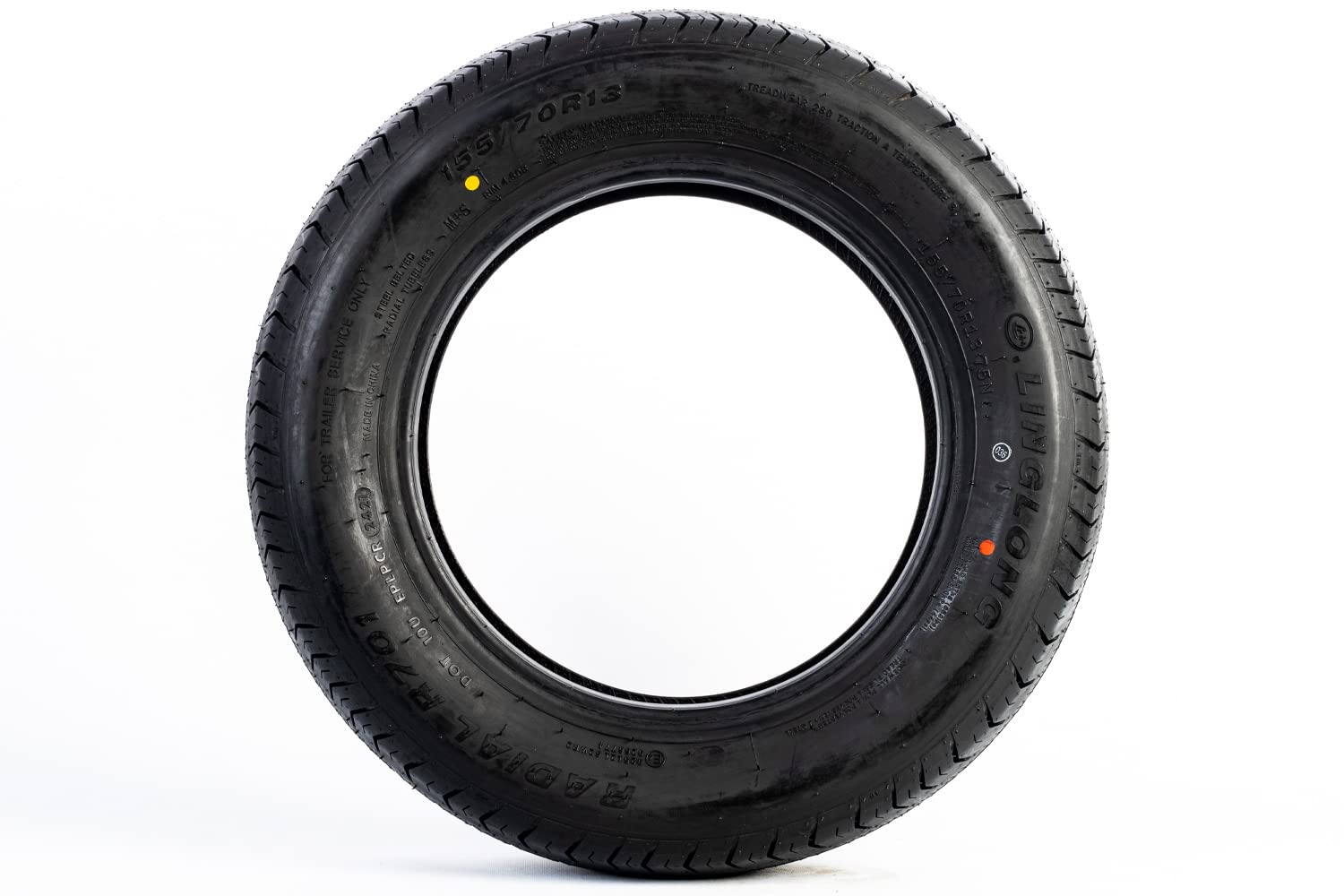 UNITRAILER Set di pneumatici per tutto l'anno 2x 155/70 R13 75N – Pneumatici per rimorchi da 13 pollici per rimorchi e caravan, ciascuno con capacità di carico di 387 kg, stabile per l'uso