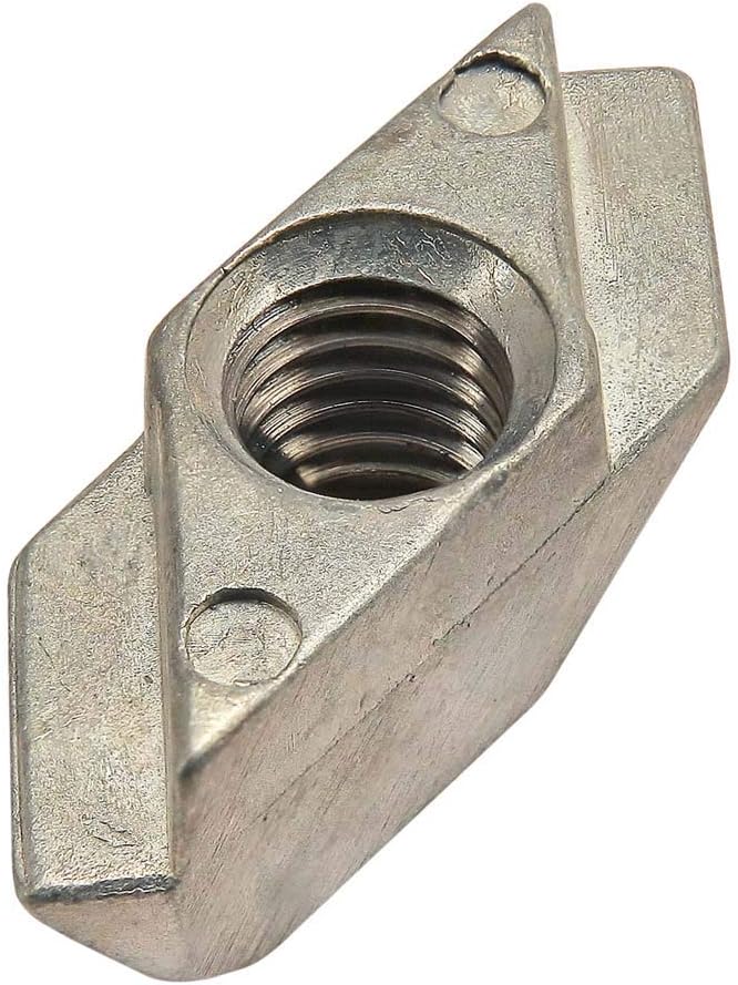 13182, 15 40 Series M6 x 1.0 Economy Drop in T-Nut Zinc (25 Pack)