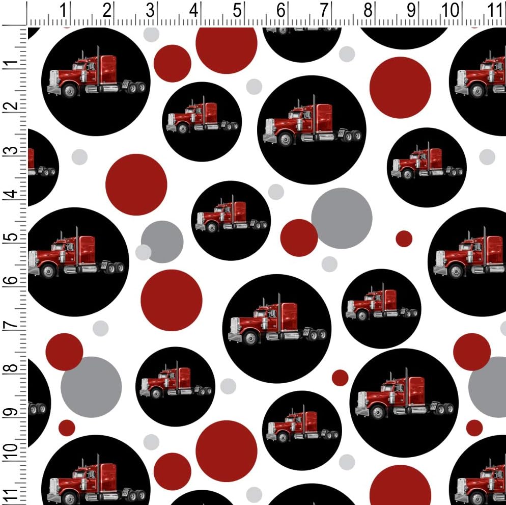 GRAPHICS & MORE Semi Tractor Trailer Truck Trucker Gift Wrap Wrapping Paper Roll
