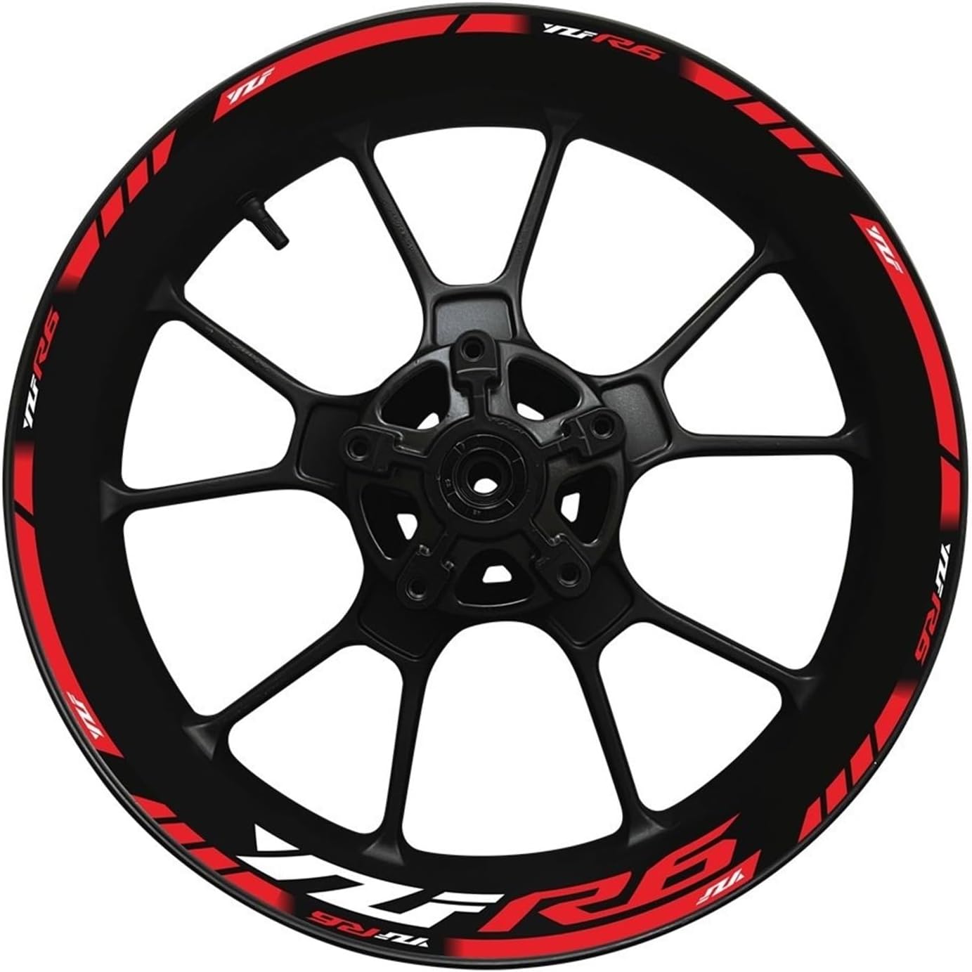 Motorcycle Wheel Hub Reflective Sticker for for R6 for YZF Rim Decal Decoration for YZFR6 Set 17 Inch(13)