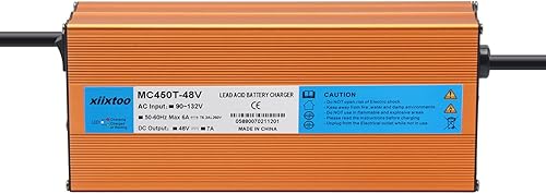 Miniatura 4 de Reemplazo del cargador de batería para carrito de golf de 48 V y 7 AMP, compatible con carritos de golf EZGO RXV y TXT de 48 voltios con enchufe