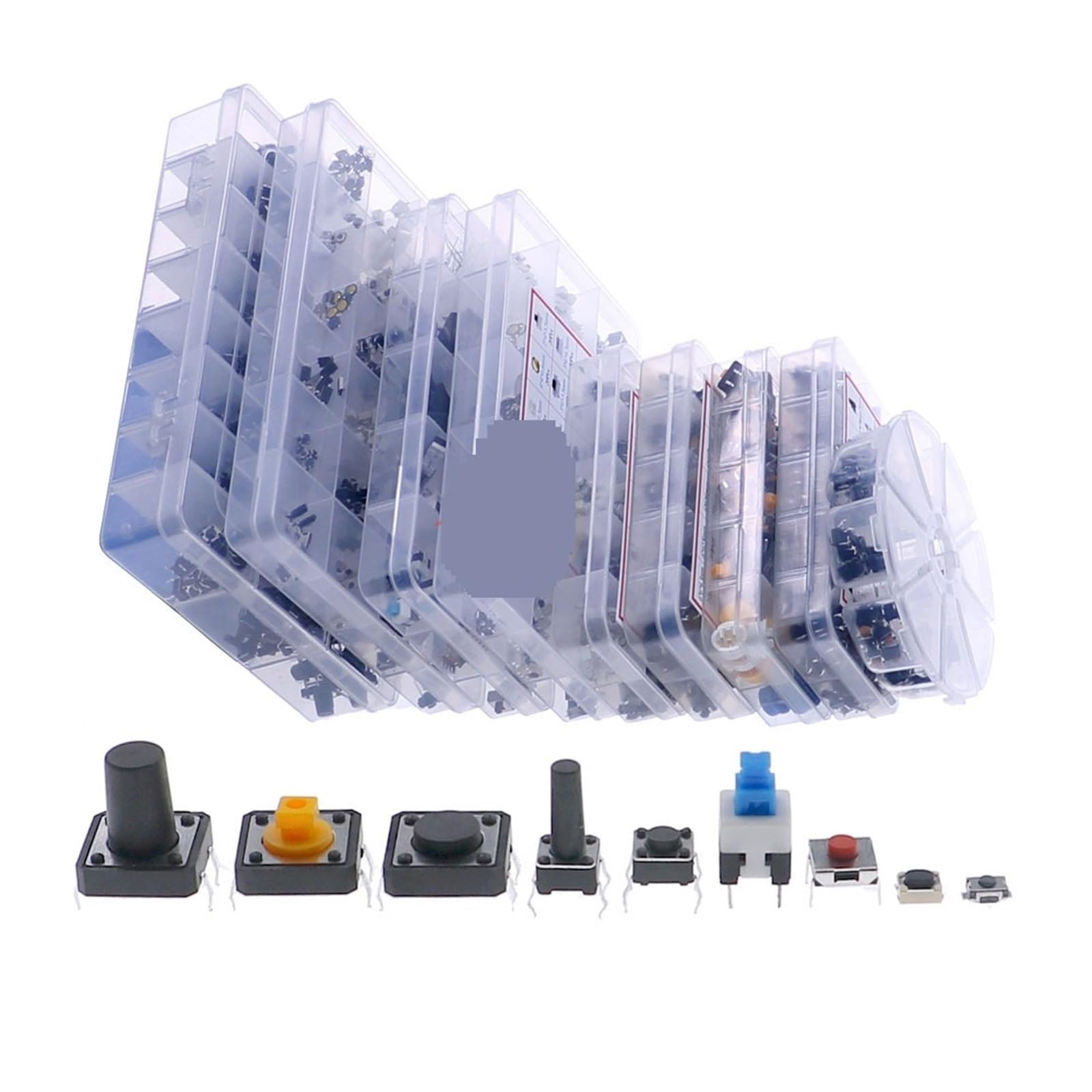 KFGWOPOYVY Remote Control Keys Button Touch Microswitch DIY Micro Switch Assorted kit Push Tact Switches Reset Mini Leaf(3)