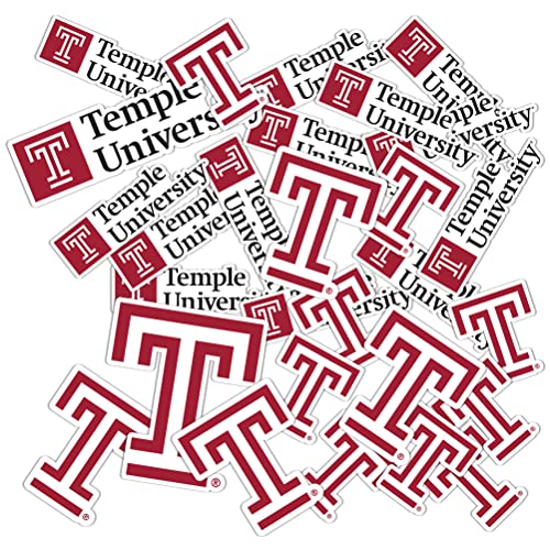 Desert Cactus Temple University Sticker TU Owls Vinyl Decals Laptop Water Bottle Car Scrapbook Sheet T1 (Type 1-1)