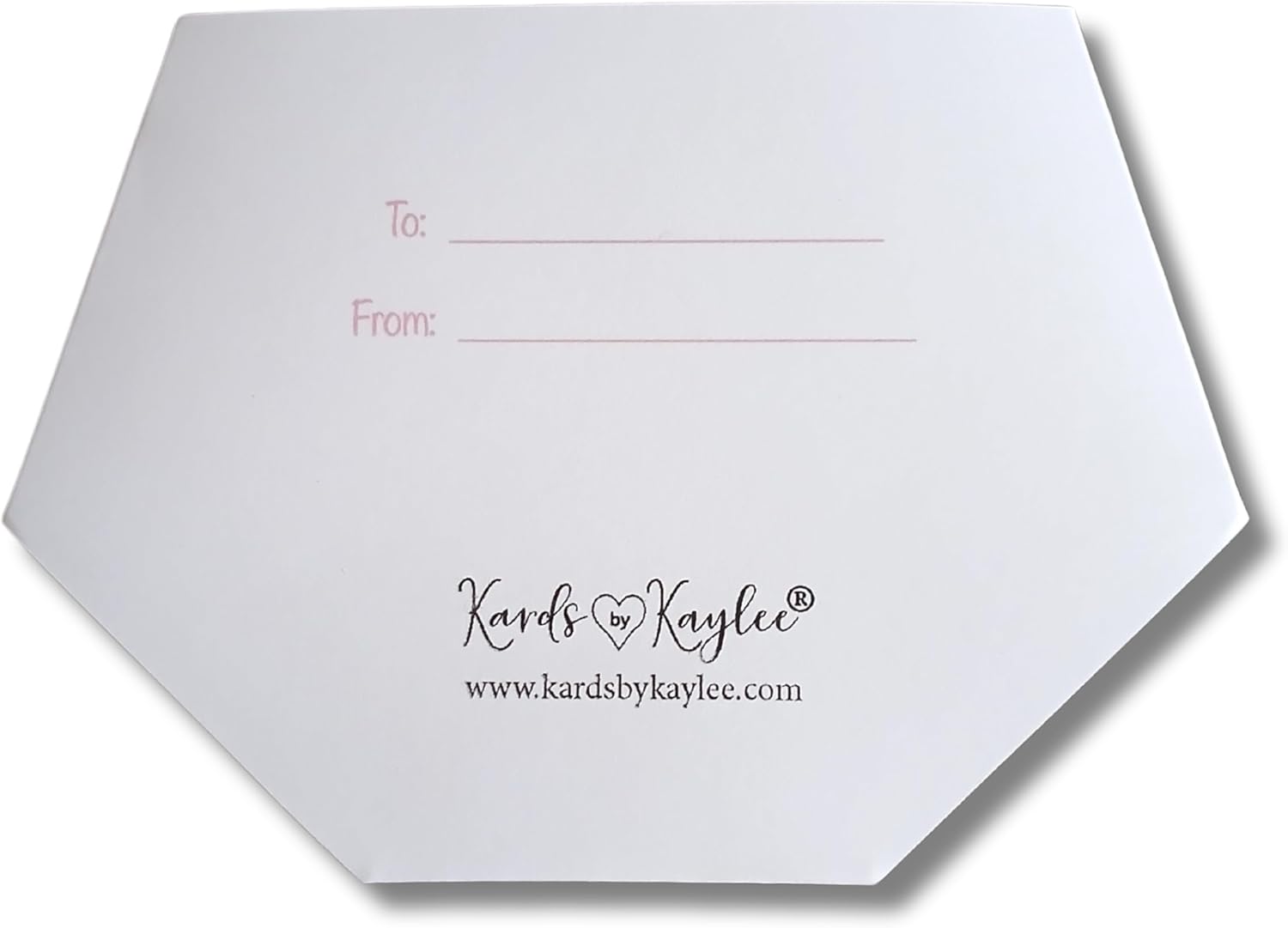 Kards by Kaylee Congratulations Gift Card Holder for Baby (Girl Baby Pink Shoes) image 4 of 4 B0DXR8Z1N3