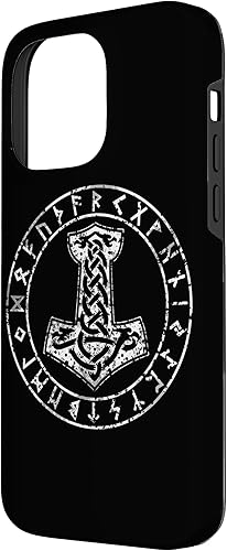 Vista 53 de Funda para iPhone 14 Mjolnir Thor Hammer Viking Norse Mythology