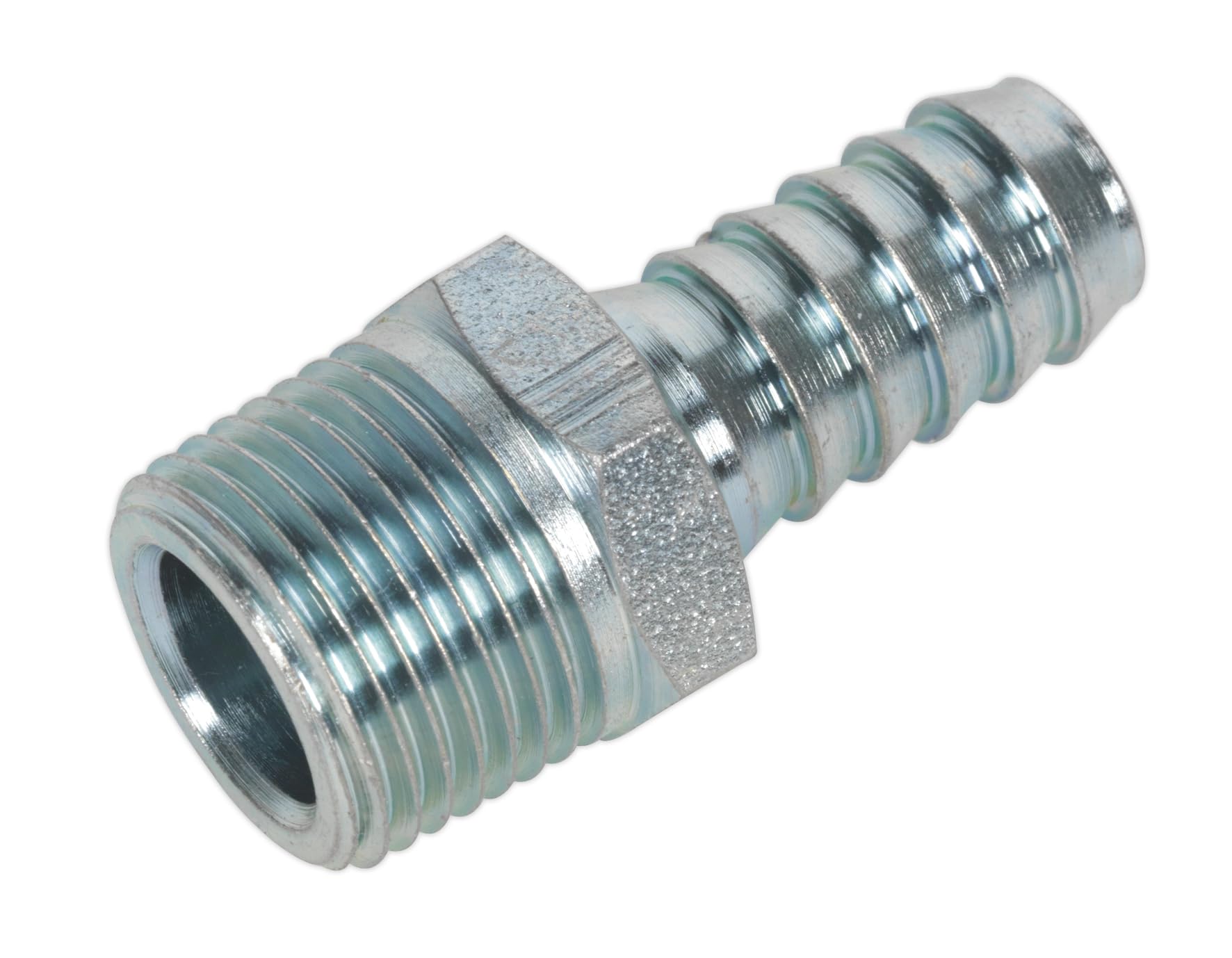Sealey AC41 raccord pneumatique mâle 3/8 BSPT connecteur tuyau air comprimé argent