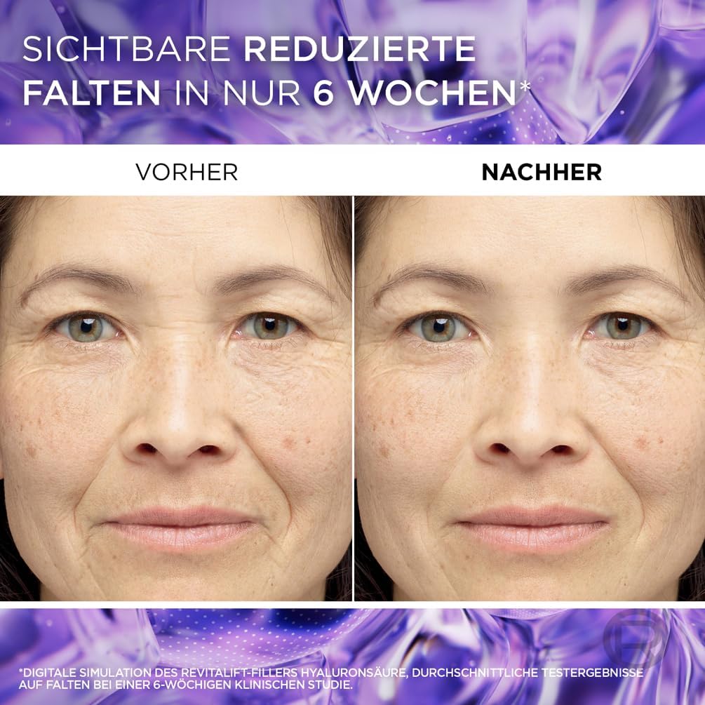 L'Oréal Paris Revitalift Anti-Aging Set: Laser Tri-Peptide Serum & Hyaluron Filler Serum – Strafft, Polstert Auf & Spendet Feuchtigkeit, 2er Pack