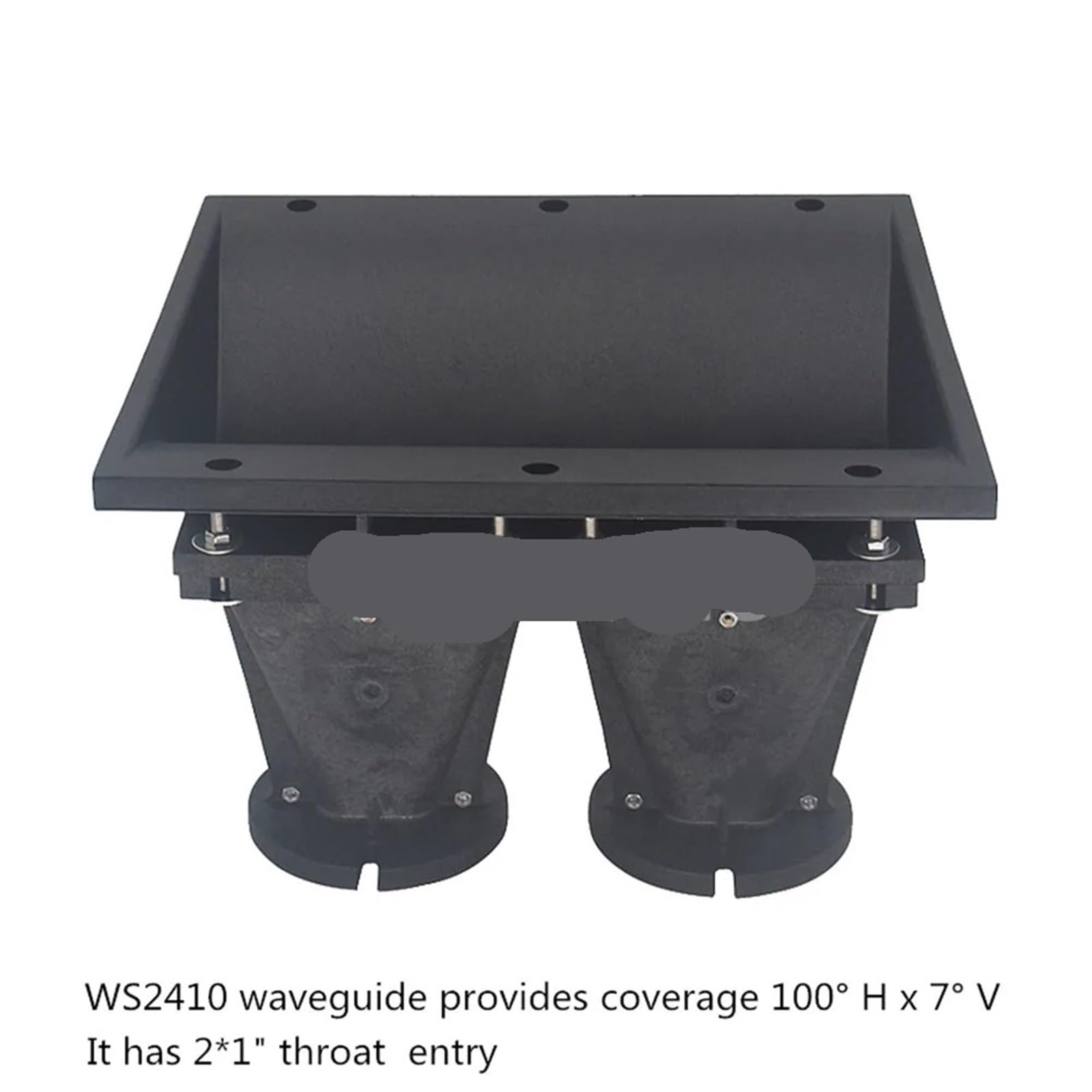 1PC Line Array Lautsprecher Horn Flare 2x1 Hochtöner for 44,4mm Schwingspule HiFi Heimkino Professionelle audio Mixer Öffentliche Adresse