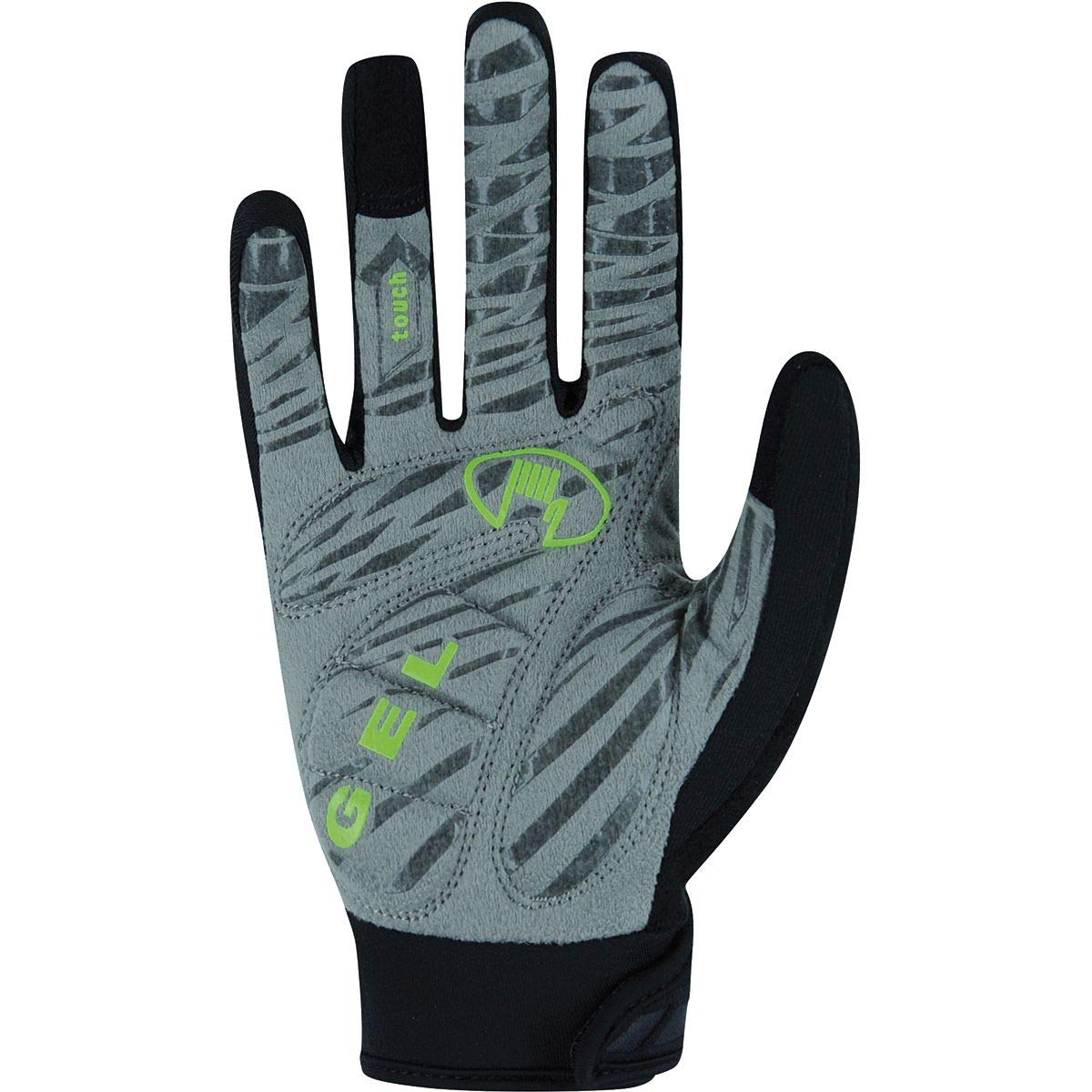 Roeckl Mori Fahrrad Handschuhe lang grau/grün 2022: Größe: 7.5