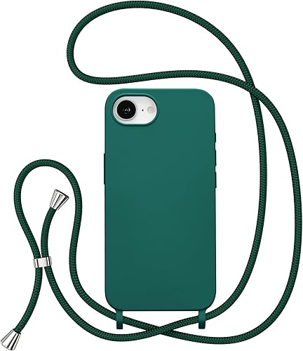 Miniatura 136 de ZTOFERA Funda para iPhone 13 Pro con correa, funda cruzada para teléfono con cordón ajustable para el cuello para el hombro, silicona suave a prueba