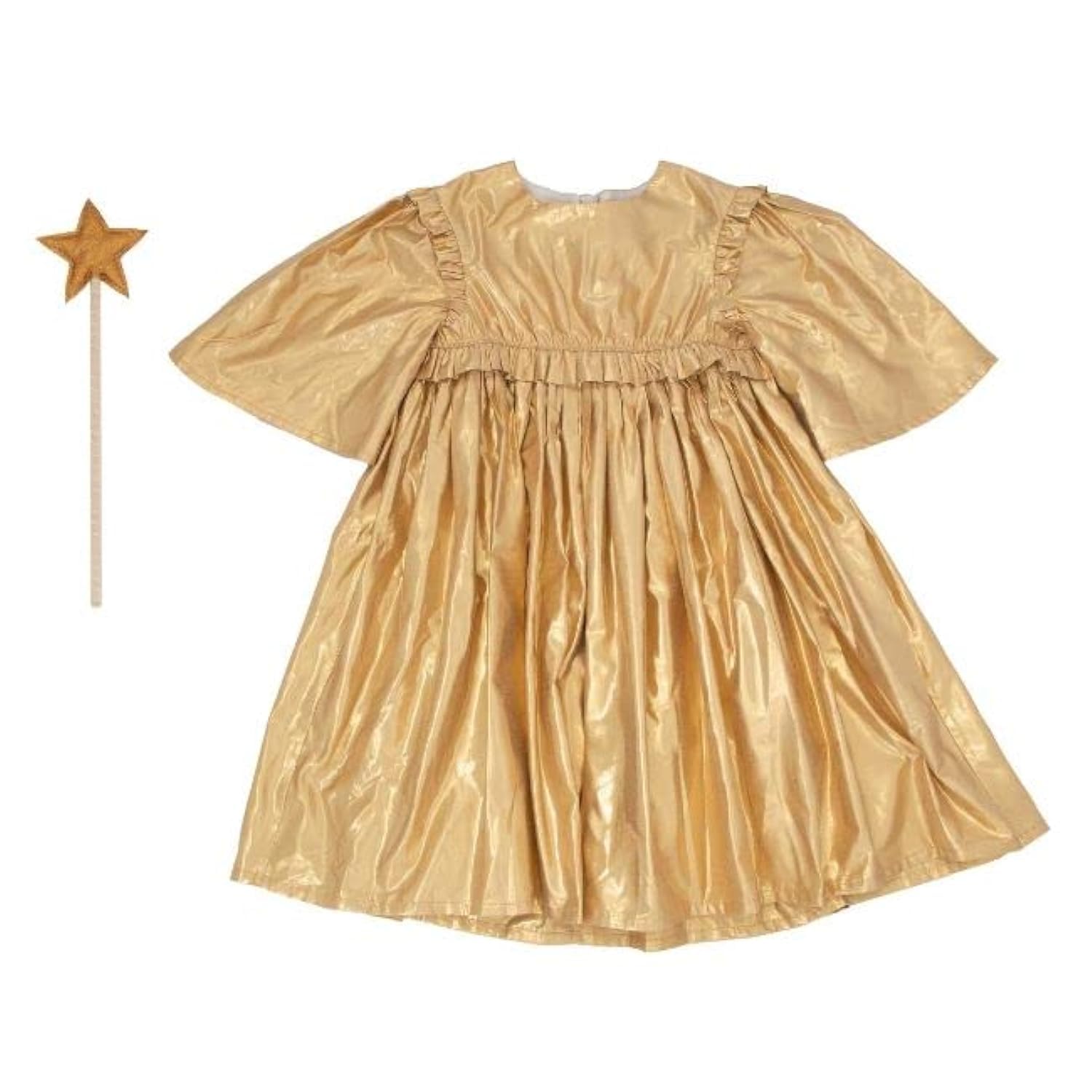 Meri Meri - Gold Angel Dress Age 5-6 - Altın Melek Elbise 5-6 Yaş