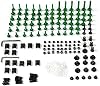 Universal Fairing Bolt Kit Screws For Yamaha T-MAX 530 T-MAX XP500 FZ6R MT-09 Aluminum Motorcycle Fasteners Hardware Clips Green