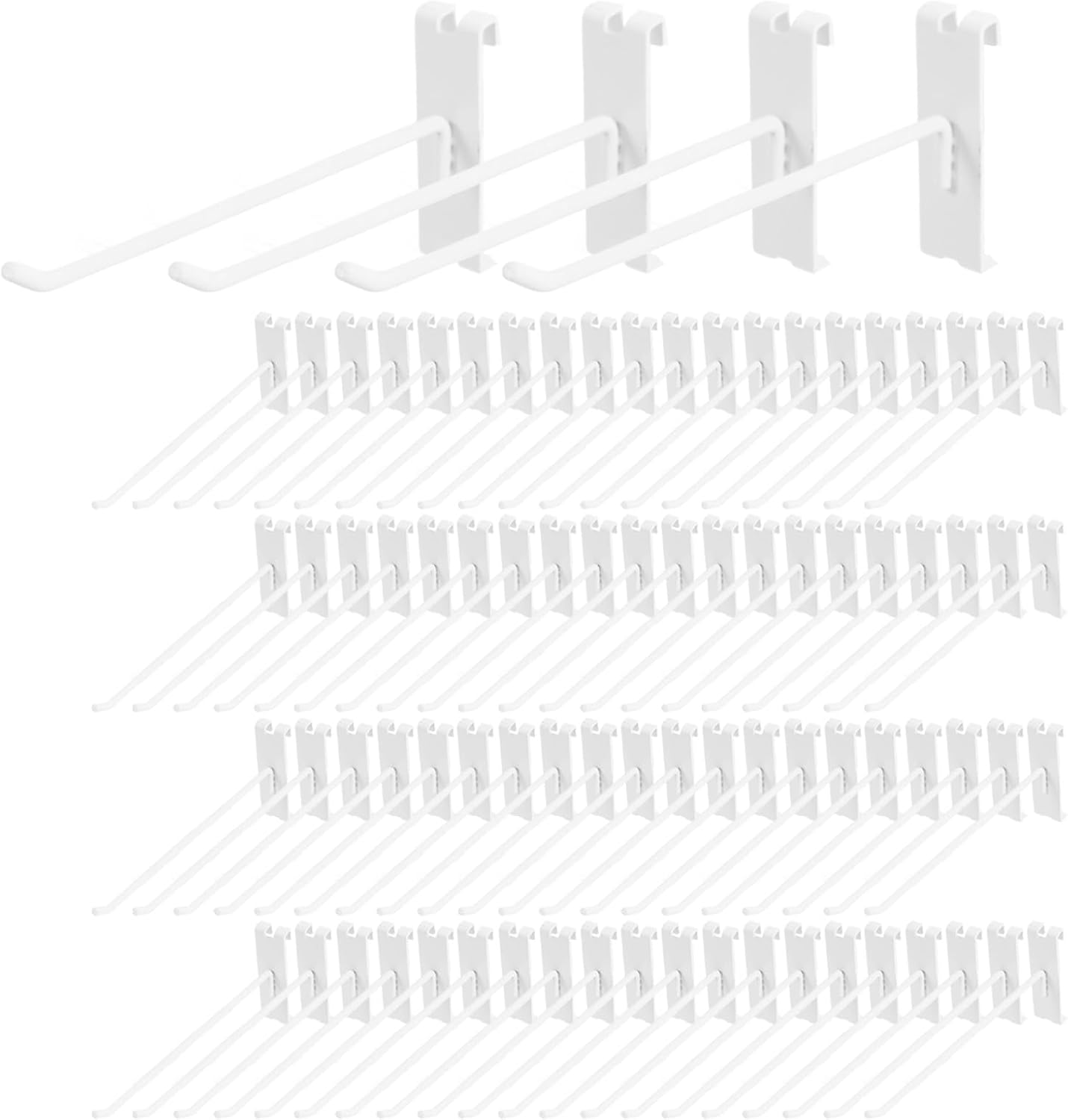 Polmart Heavy Duty Black Gridwall Hooks 10 Inch