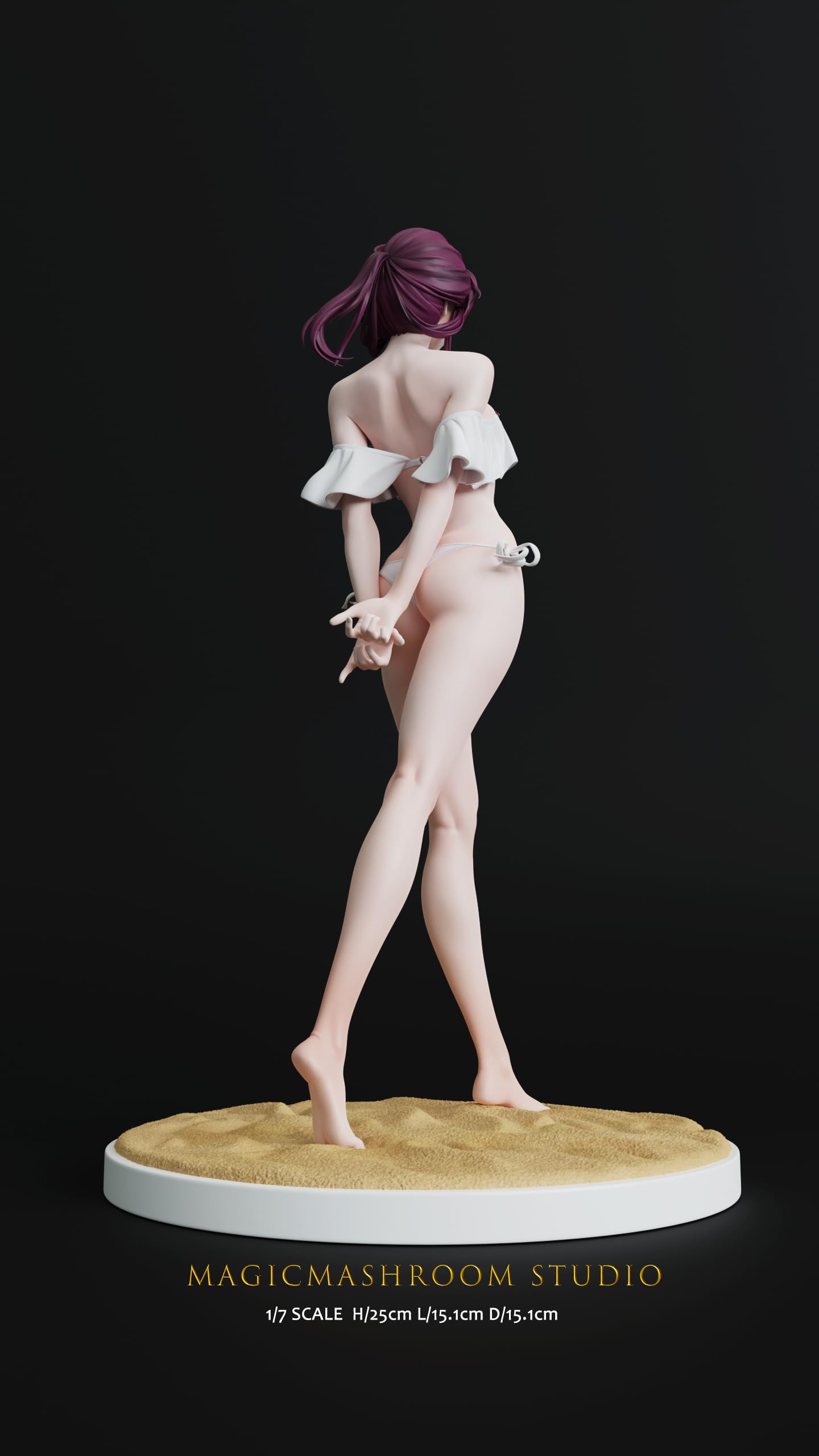 Amazon.co.jp: カフカ フィギュア 水着Ver. 1/7スケール 塗装