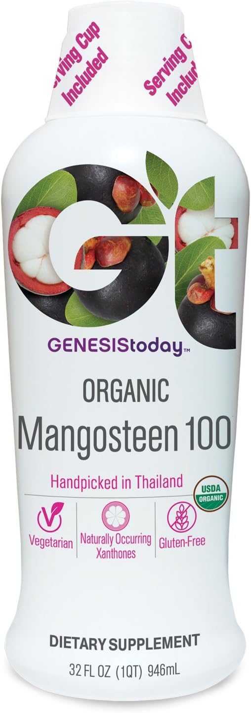 Genesis Today, Organic Mangosteen, 16 Ounce