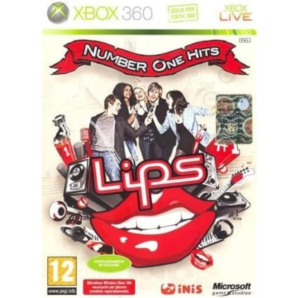 Lips: Number One Hits (Solus) /X360 (Italian Box - English in game)