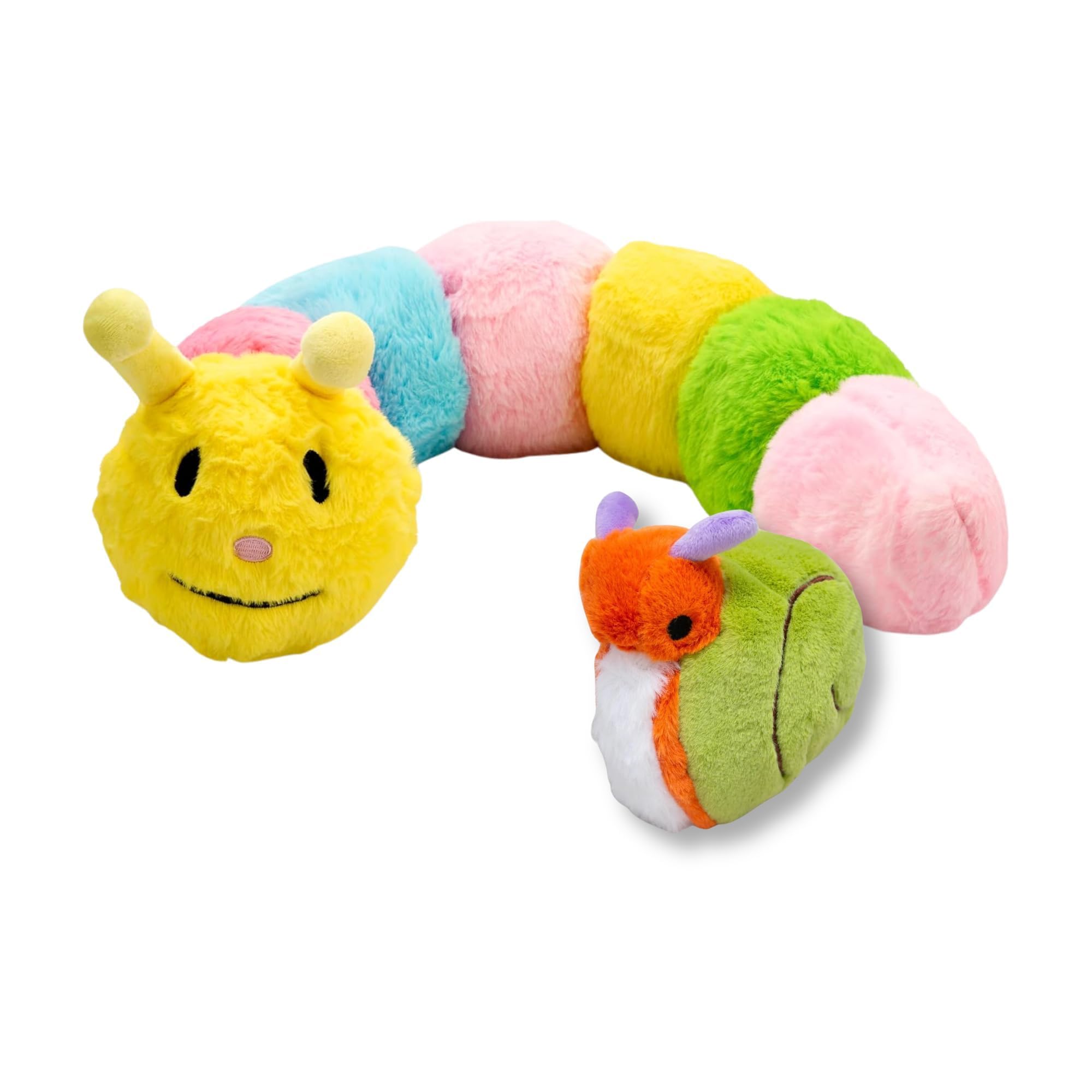 Flourish Pets 2 in 1 Multi-Layer Chew Toy for Active Dogs | Non-Toxic BPA Free Double Stitched Soft Fabric Dog Toys | Long-Lasting Dog Plush Toys -