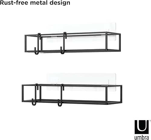 Miniatura 6 de Umbra Cubiko - Juego de cubos de ducha, color negro