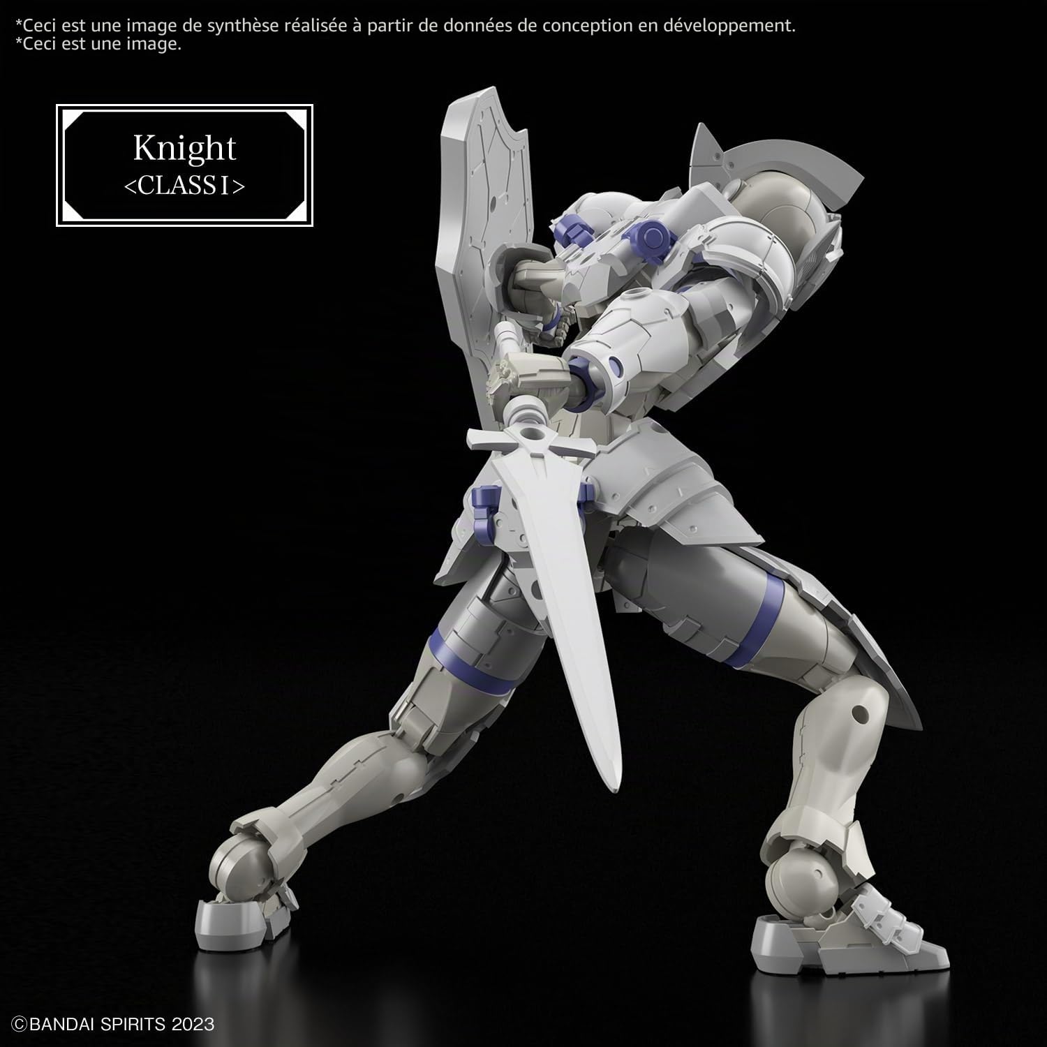 BANDAI Spirits Bandai Hobby – 30 Minute Fantasy – #01 Liber Knight, 30 MF Model Kit