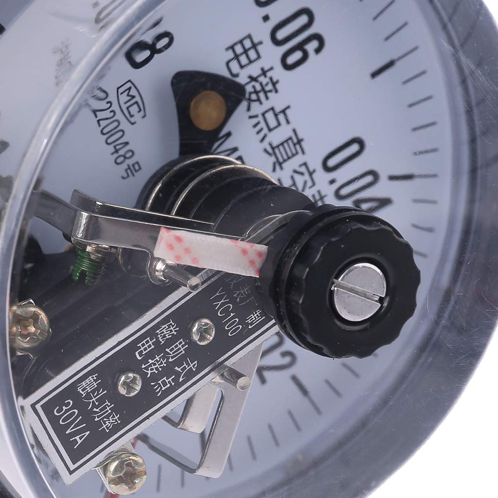 Manómetro eléctrico Mejorado con Controlador de presión de vacío de Superficies Directo 10 VA 0-16 A