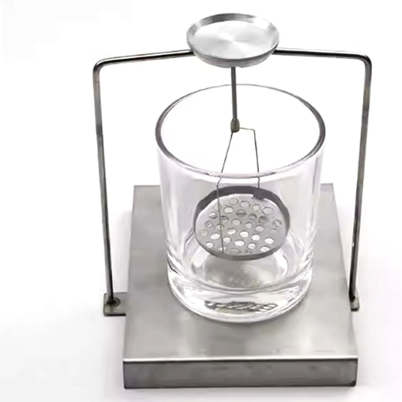 Kit de determinación de densidad para medición de sólidos y líquidos, marco de gravedad específica de precisión, compatible con balanzas de laboratorio para pruebas científicas y de piedras preciosas