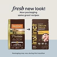 Vista 3 de Instinct Ultimate Protein - Receta de pollo sin granos, comida seca natural para gatos, bolsa de 4 libras