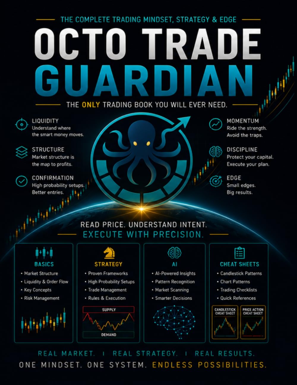 OCTO TRADE GUARDIAN: The Complete Trading Course for Market Structure, Strategy, Risk Management & Trading Psychology