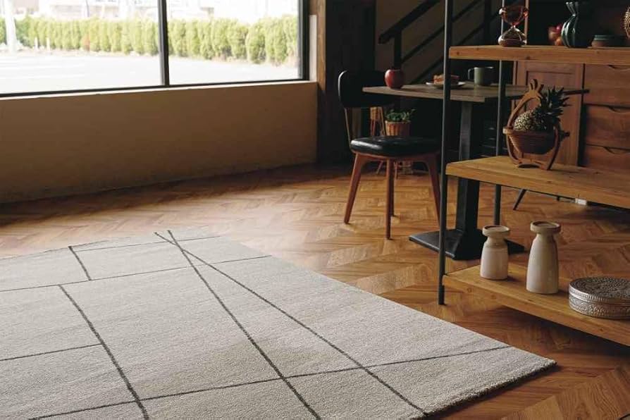 Amazon | ウィルトン織 ヴェール ベルギー製・カーペット・ラグ