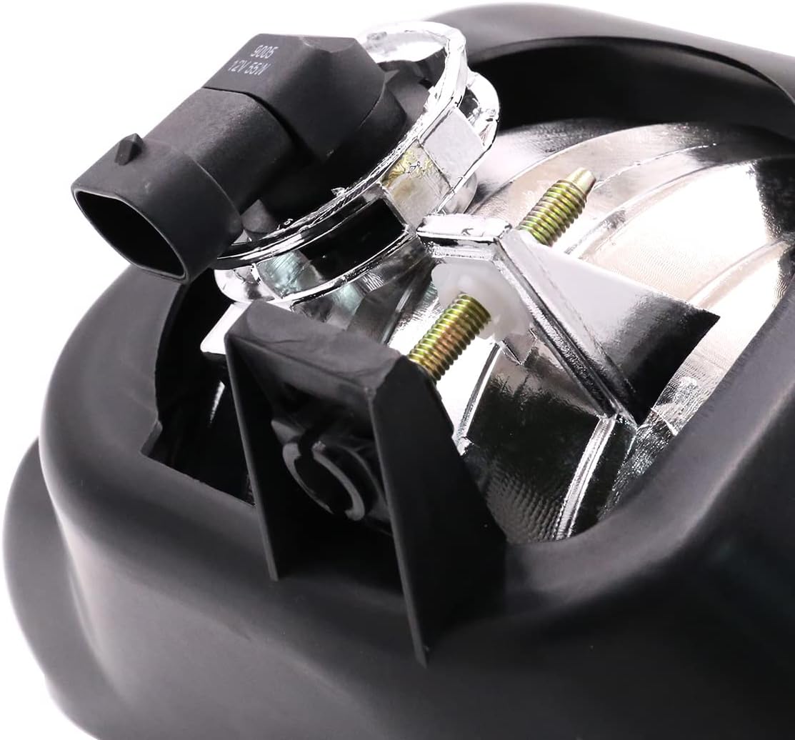 Driving Fog Lights Lamps Compatible with Chevy Silverado 2003 2004 2005 2006 2007 Avalanche 2002-2006 Clear Lens