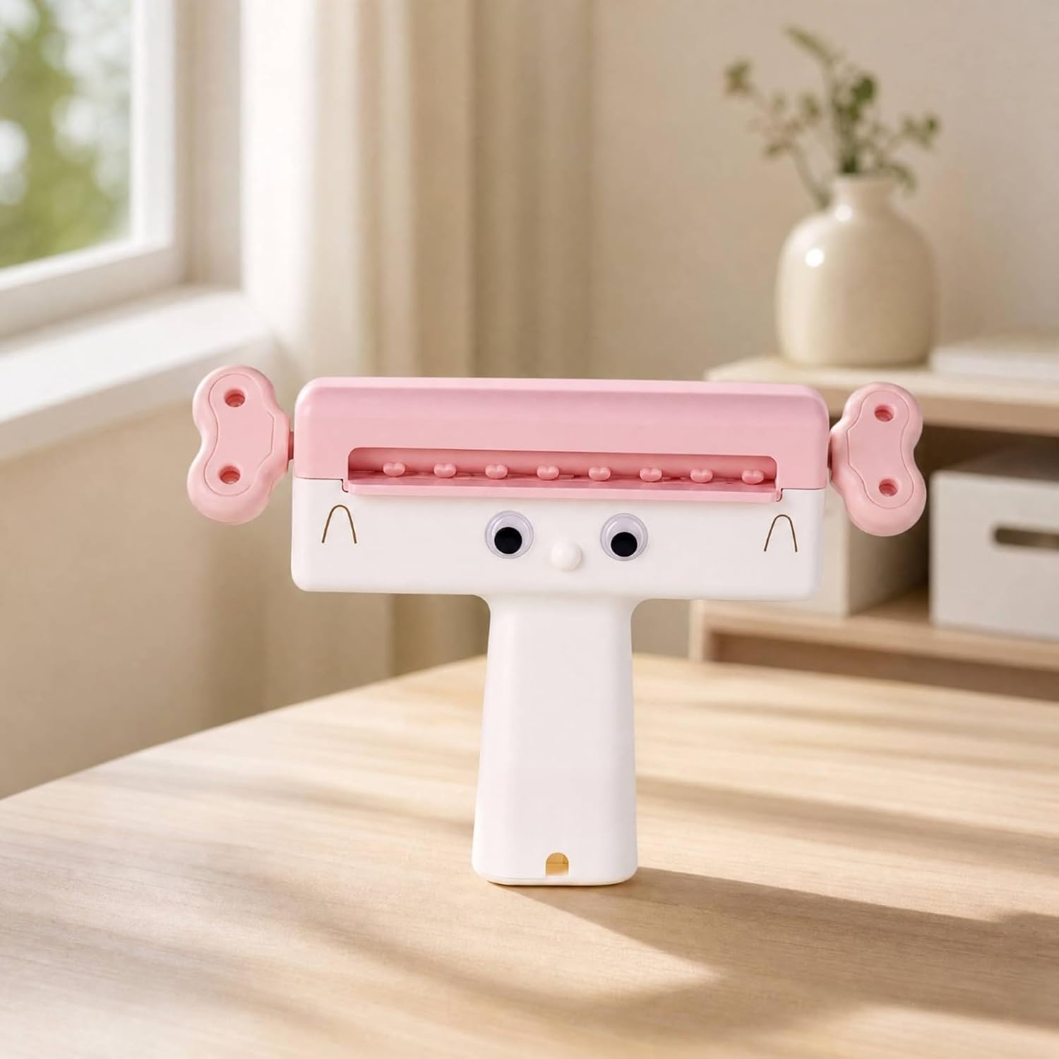 Tachiuwa Manual Paper Embosser with Clamp User-Friendly Hand-Crank Paper Embossing Machine Compact Roller Embossing Machine with Hand Grip for Scrapbooking, Linear Embosser image 5
