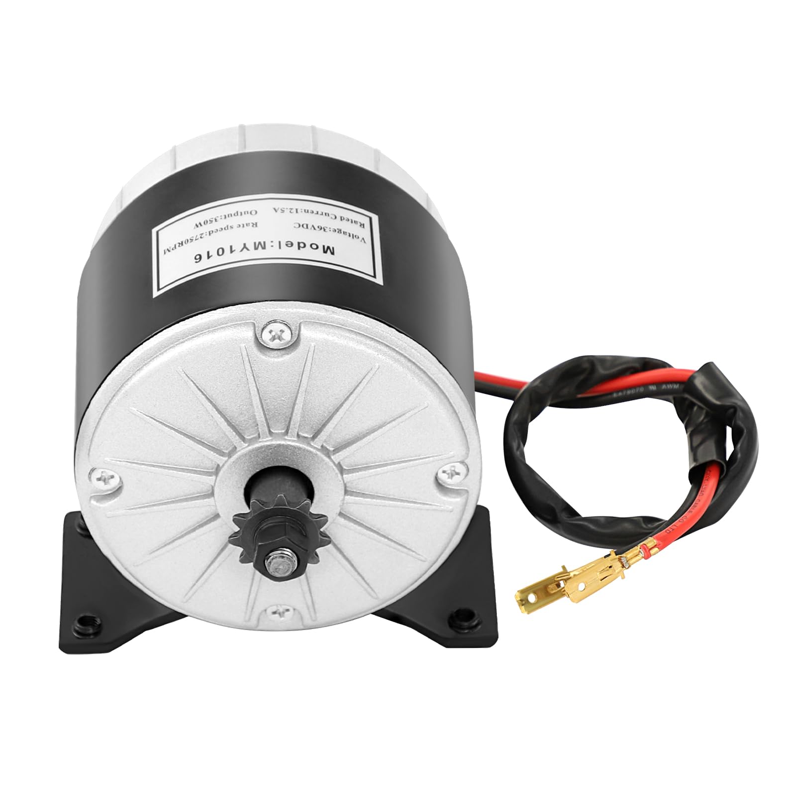 Motor de cepillo de 350 W para scooter eléctrico, 36 V, 2750 rpm, motor de