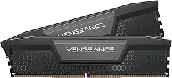 CORSAIR VENGEANCE RGB DDR5 RAM 32GB (2x16GB) Up to 6000MH…