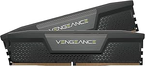 CORSAIR Vengeance DDR5 RAM 64GB (2x32GB) Bis zu 6400MHz CL32 Intel XMP 3.0 Desktop-Arbeitsspeicher – Schwarz (CMK64GX5M2B6400C32)