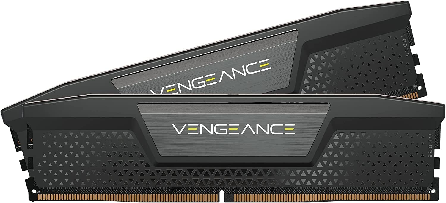 Corsair VENGEANCE DDR5 RAM 32GB 2x16GB 6000MHz CL30 Intel XMP iCUE Compatible Computer Memory - Black CMK32GX5M2B6000C30