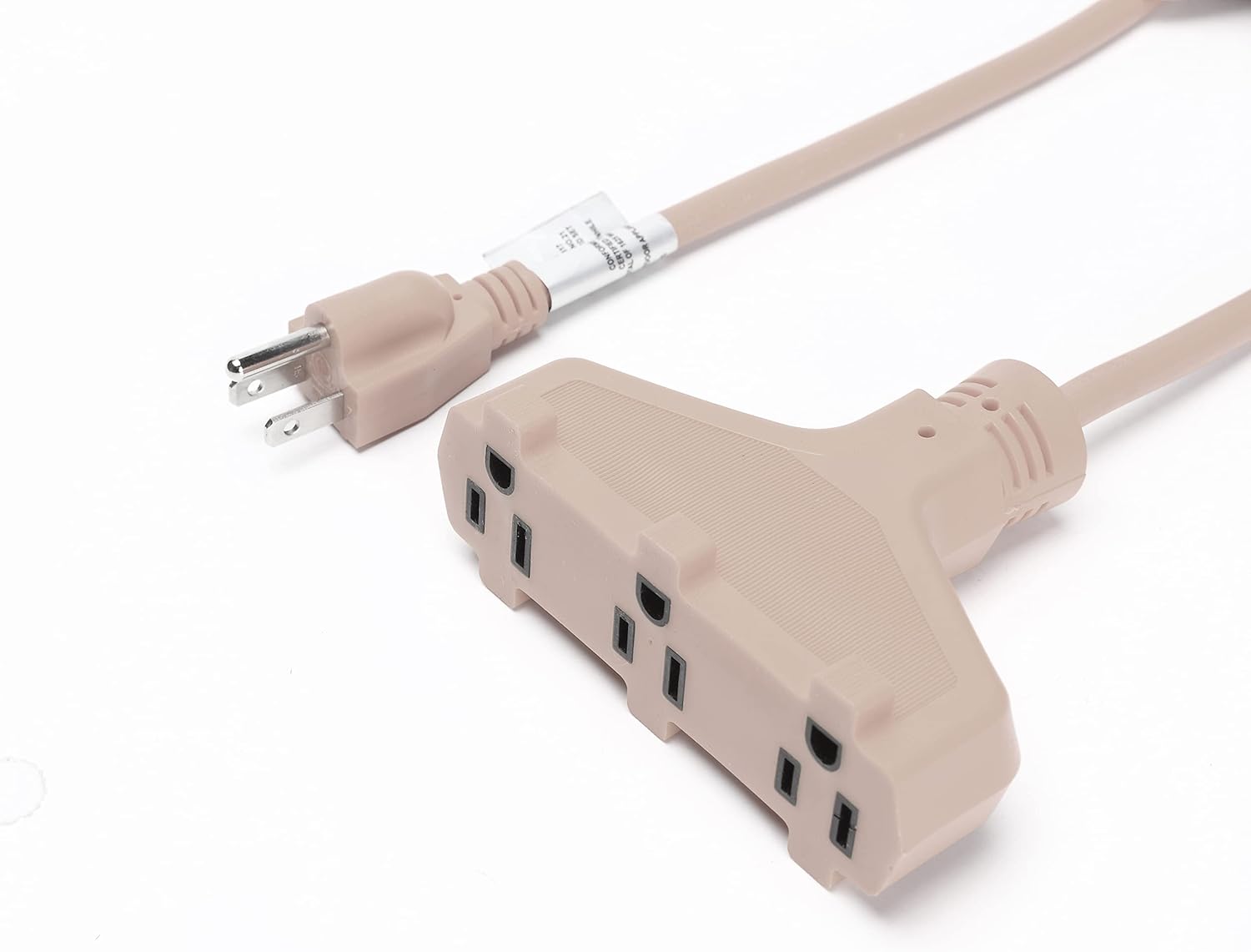 Epicord Indoor Extension Cord, 1625w Heavy Duty 3Outlet