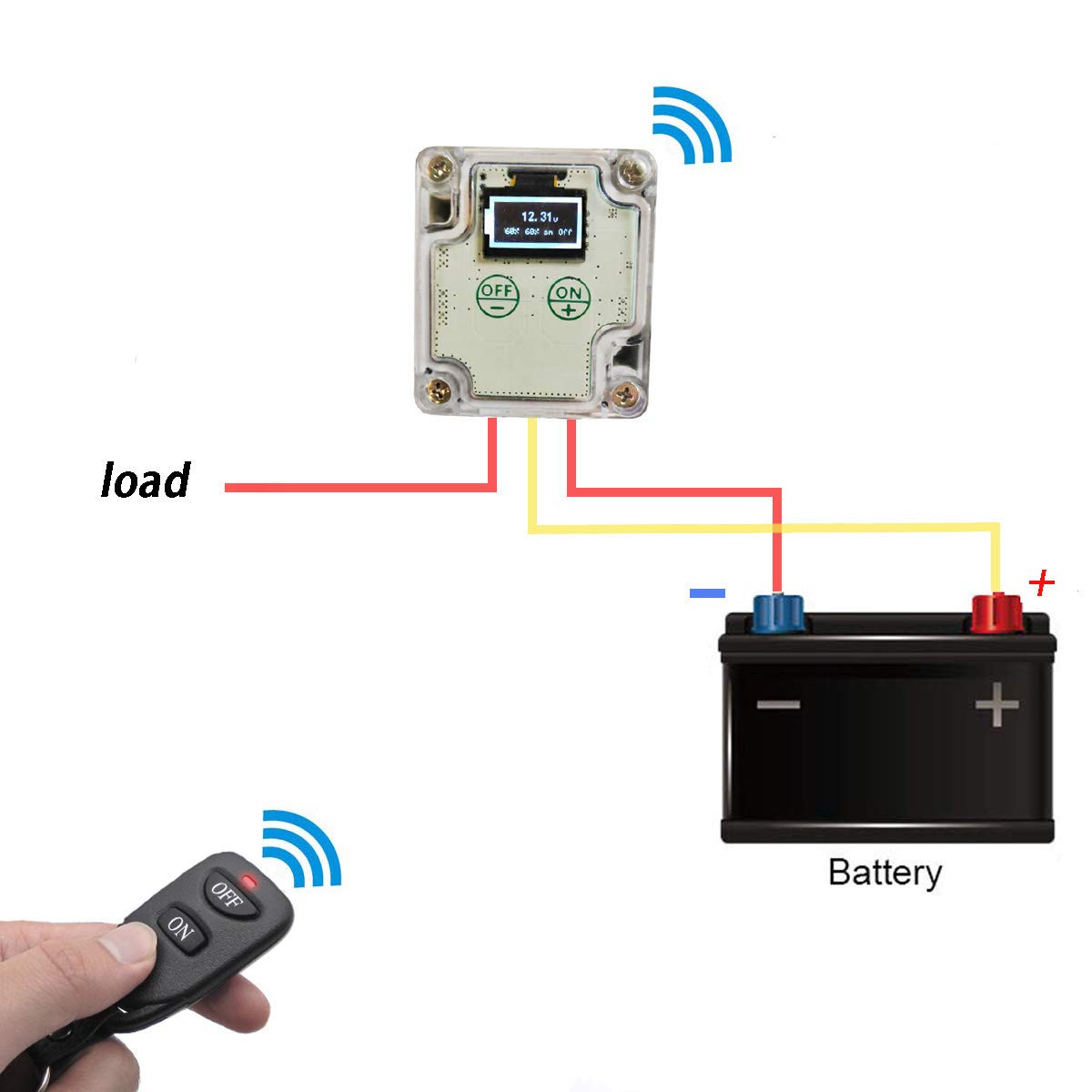Buy Car Remote Control Battery Switch, 12v battery switch,12v remote