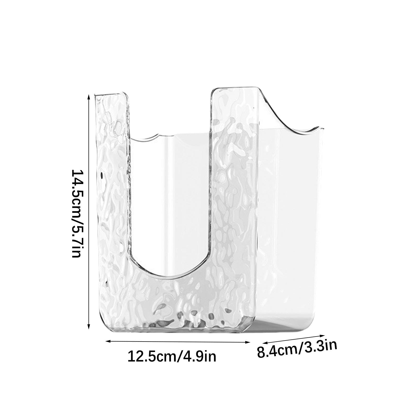 Porta Fazzoletti Da Parete Adesivo - Dispenser Salviette Per Casa, Cucina, Camera Da Letto, Bianco - Foto 12