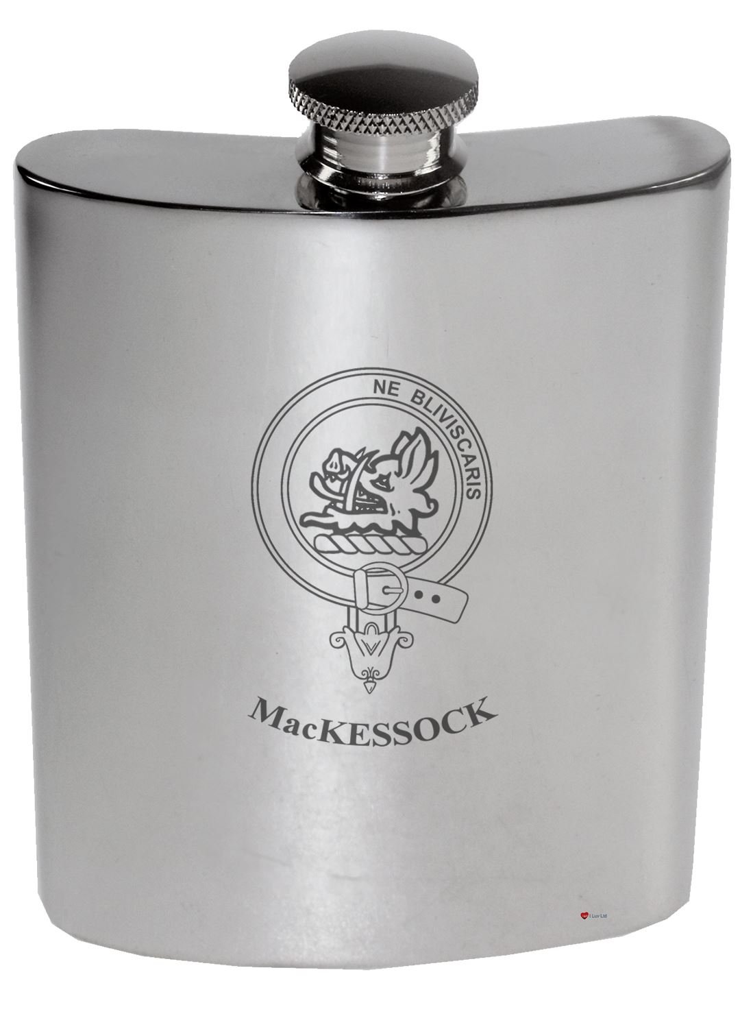 Flacon de rein MacKessock anti-altération saveur étain 6 oz