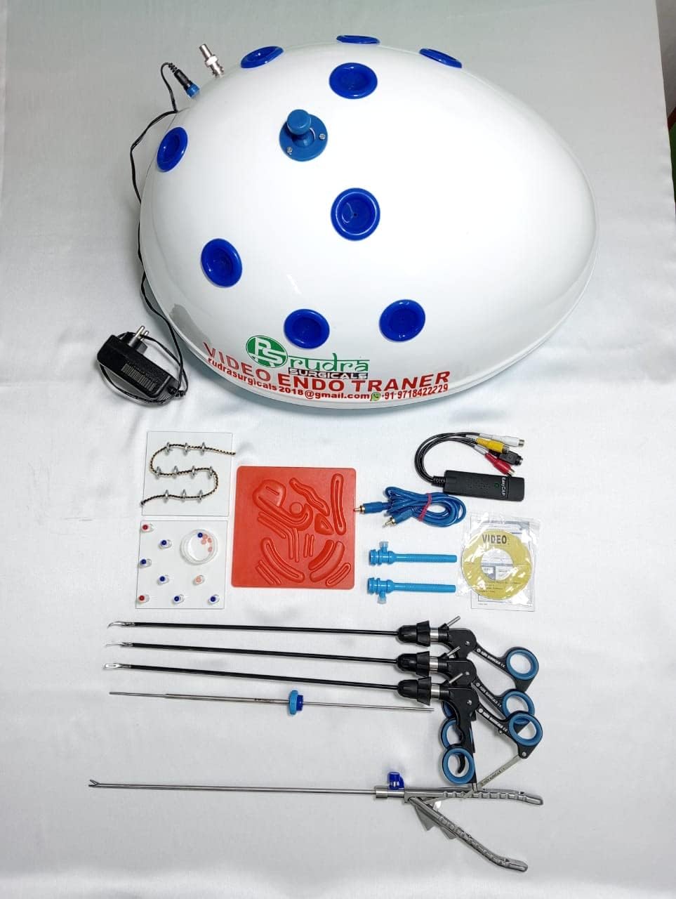 RUDRA SURGICALS - Lapaoscopic Virtual Oval Shape Endo-Trainer With 5 Basic Training Kit Best Quality Reusable (B0CWH79RDN) Amazon Price History, Amazon Price Tracker