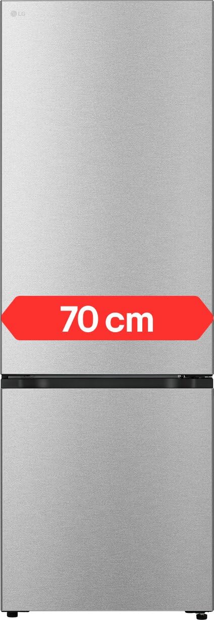 Lg Silber Gbbw726amb Fit&Max Kühl-/Gefrierkombination (466 L, Energieklasse A) Vollintegrierbar Oder Freistehend Mit Maximaler Kapazität, Freshconverter+, Doorcooling+ Und Total No Frost,