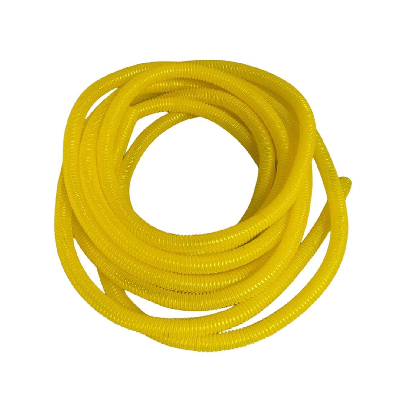 On1shelf Yellow Pe Corrugated Conduit Flexi Pipe Tube Split 10Mm - 5M
