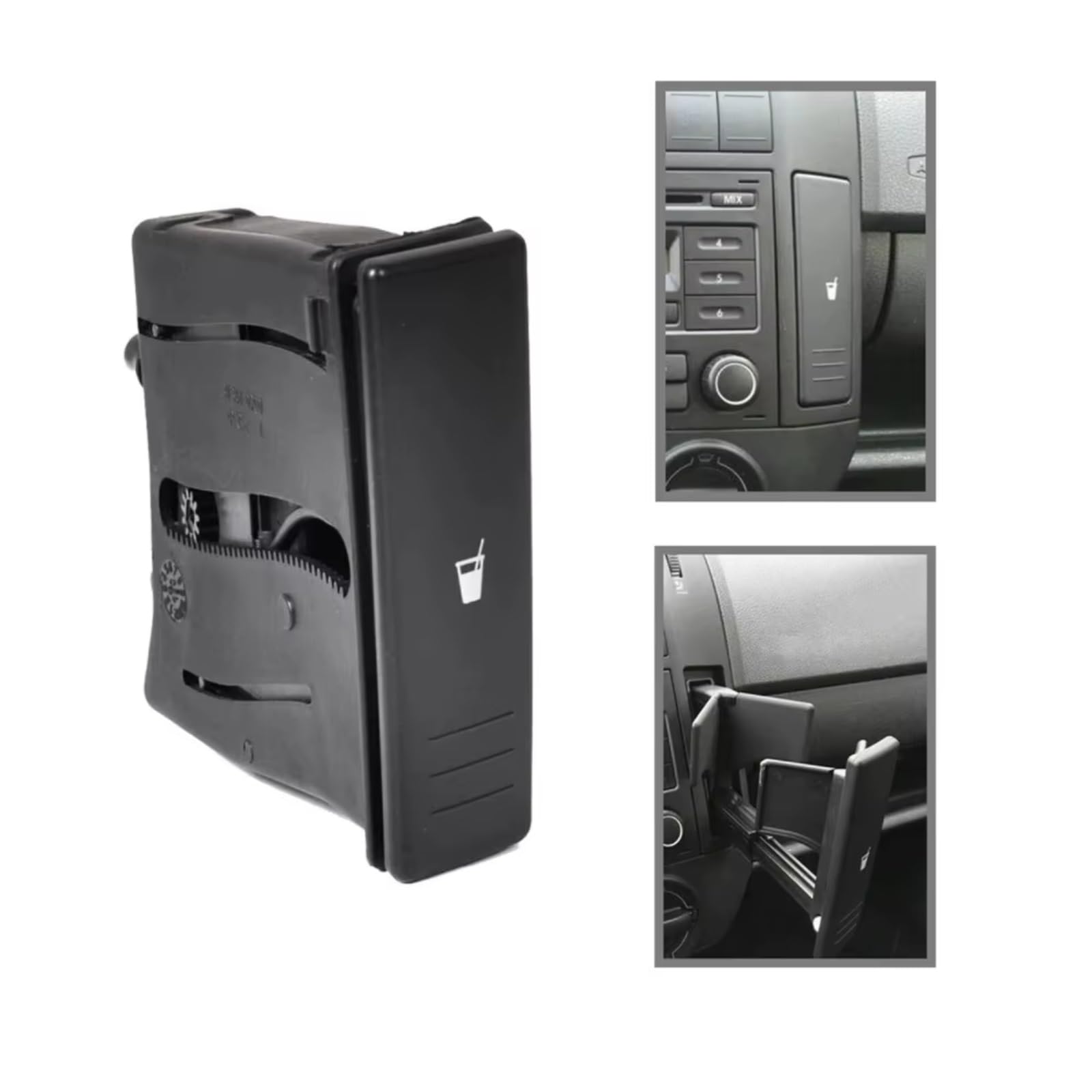 Auto Innenraum Zubehör Compatibile Con Per Polo 9N 2002 2003 2004 2005 2006 2007 2008 2009 2010 Auto Center Console Portabicchieri 6Q0858602E
