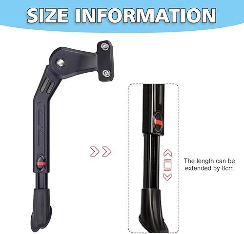 Miniatura 5 de ZUKKA Soporte trasero para bicicleta de altura ajustable, soporte de aleación de aluminio para bicicleta de 242628 pulgadas, bicicleta de carretera,