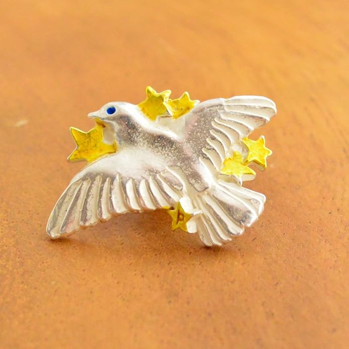 1点のみ 天空の城ラピュタ ブローチ シータと白い鳩 パルナート