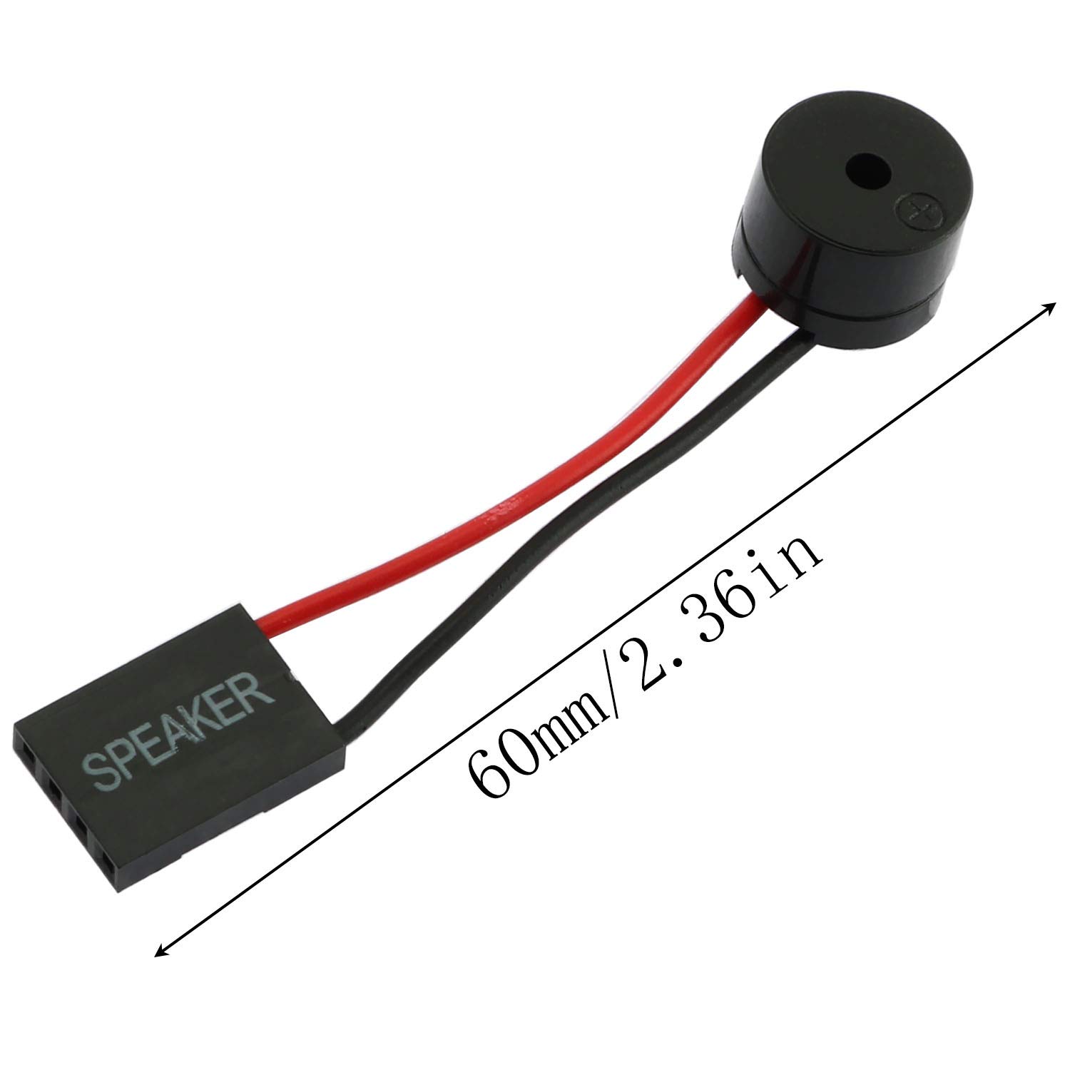 Buy RuiLing 10-Pack Mini Plug Speaker 4 Pin Desktop Computer Case PC ...