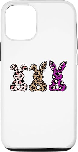 Miniatura 4 de iPhone 11 Pro Max - Camisa de Pascua con diseño de conejito de leopardo