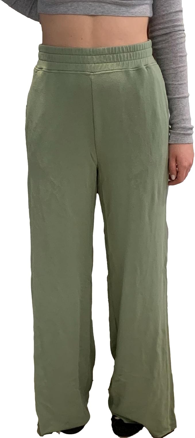 SUNDRY Wide Leg Pants - Olive at Amazon 